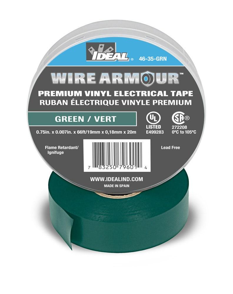 Vinyl Color Coding Tape, Green, 3/4 X 66'
