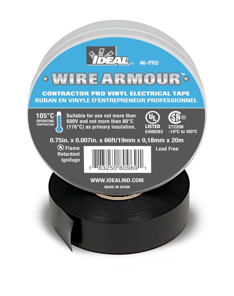Pro Vinyl Tape 3/4X66FT 1.5, Black
