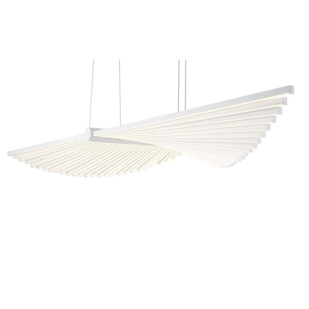Seraph 1 Light 59" Chandelier in White