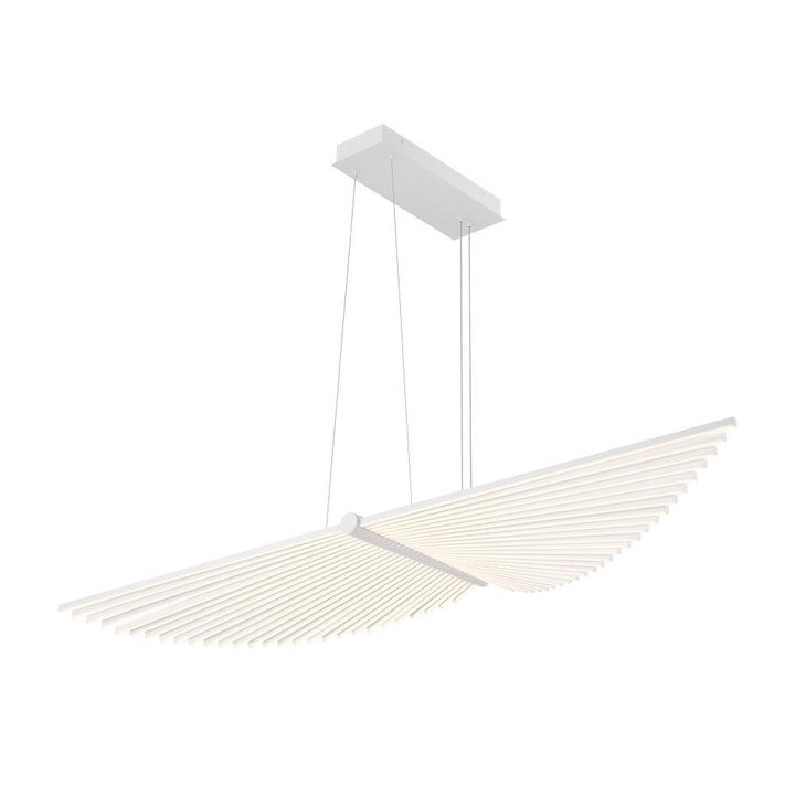 Seraph 1 Light 59" Chandelier in White