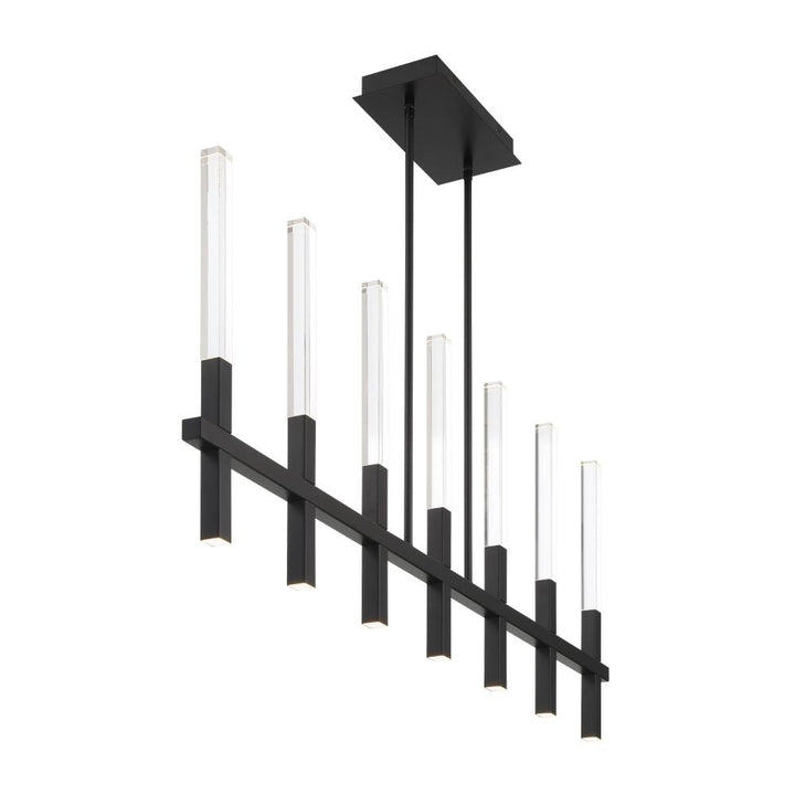 Benicio 7 Light Chandelier in Black