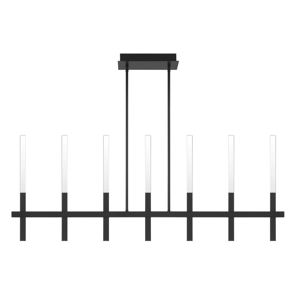 Benicio 7 Light Chandelier in Black