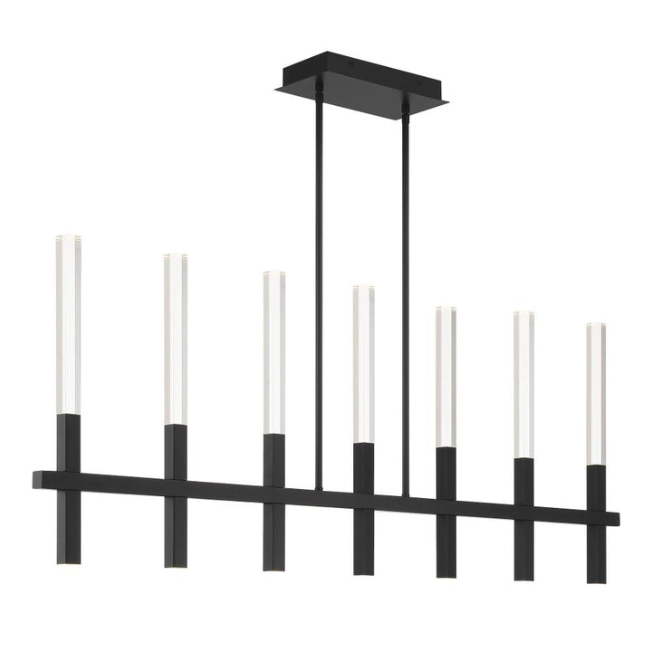 Benicio 7 Light Chandelier in Black