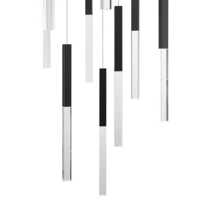 Benicio 11 Light Chandelier in Black