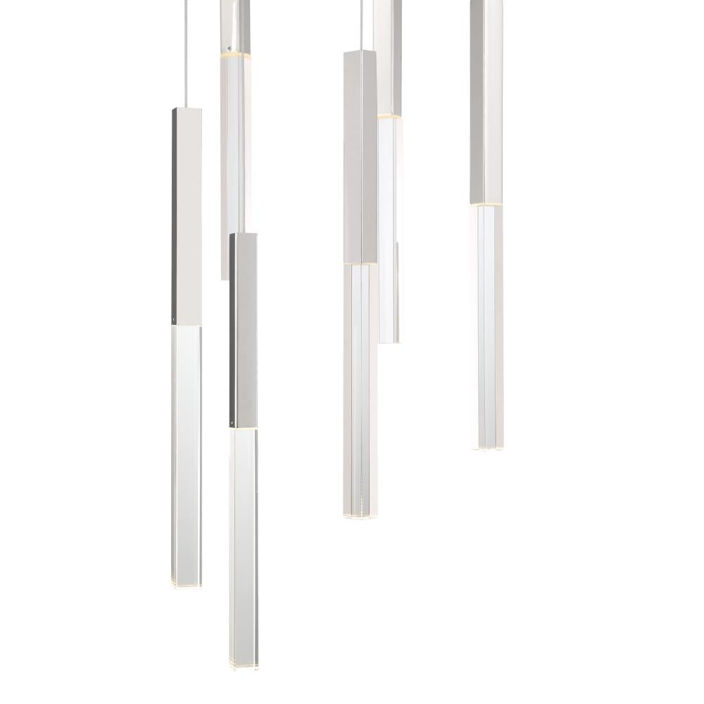 Benicio 11 Light Chandelier in Nickel