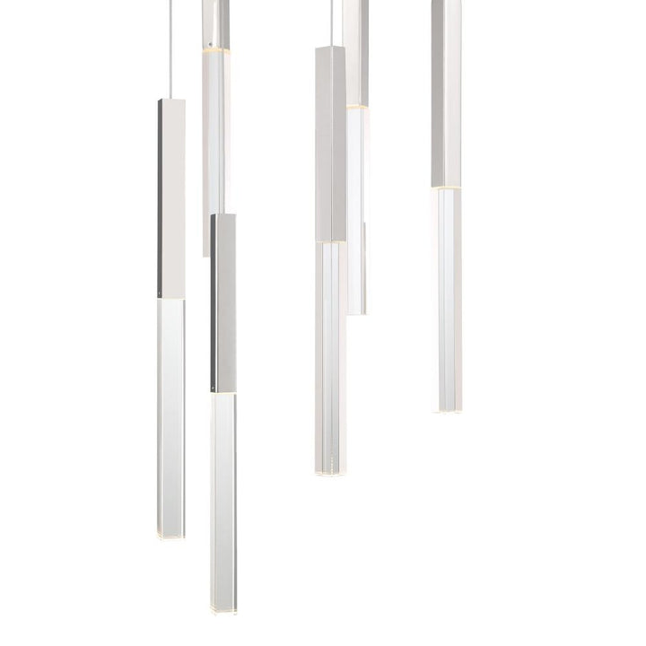 Benicio 11 Light Chandelier in Nickel