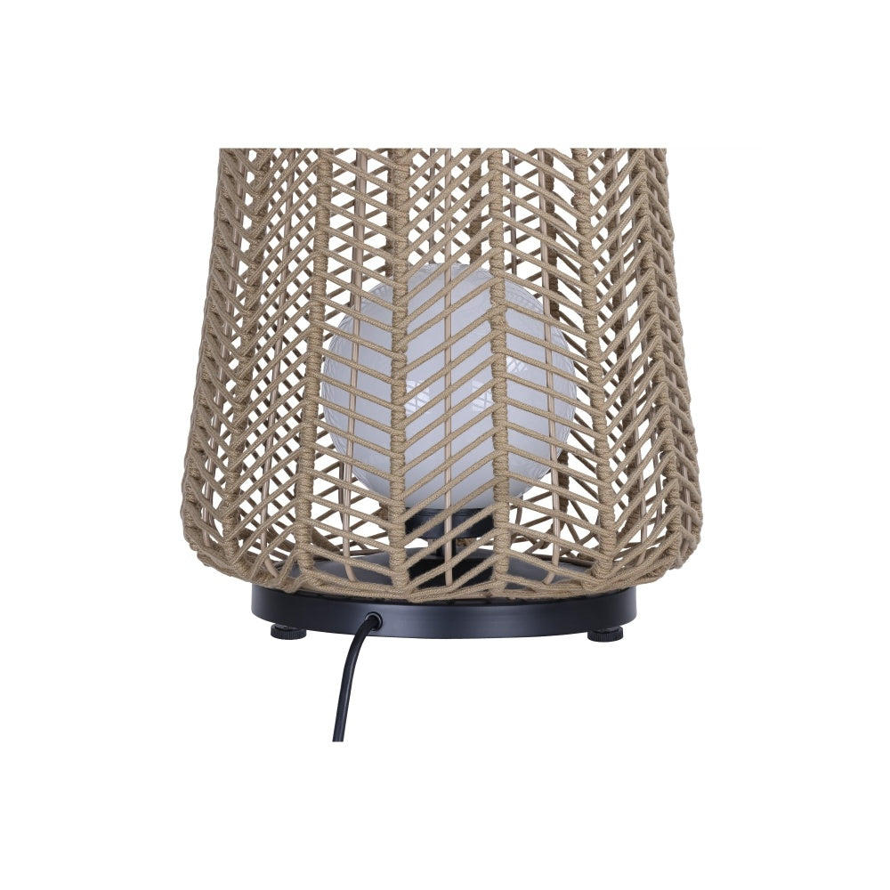 Elice 1 Light Outdoor Accent Lamp in Brown