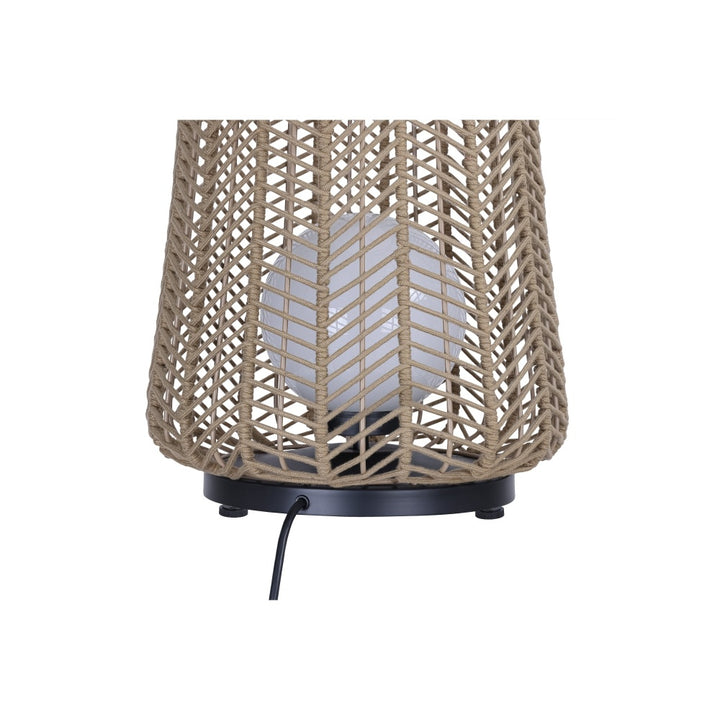 Elice 1 Light Outdoor Accent Lamp in Brown