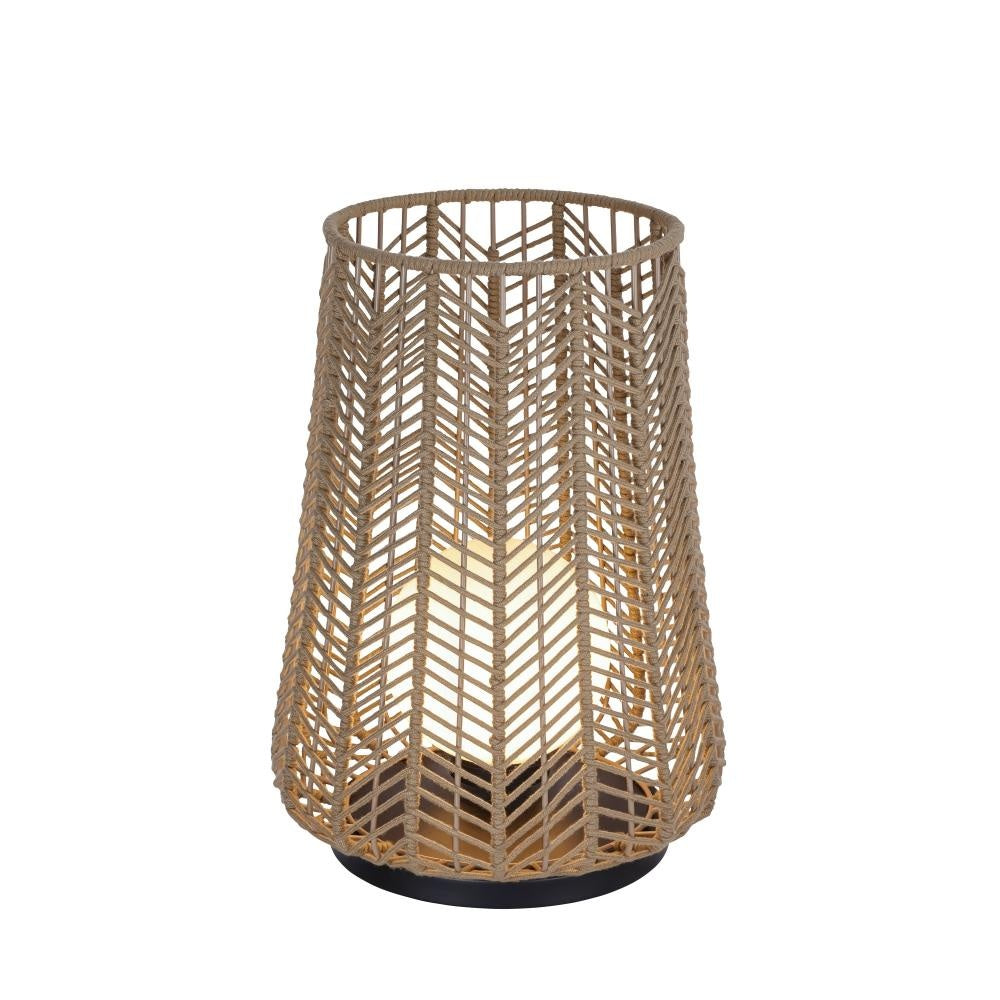 Elice 1 Light Outdoor Accent Lamp in Brown