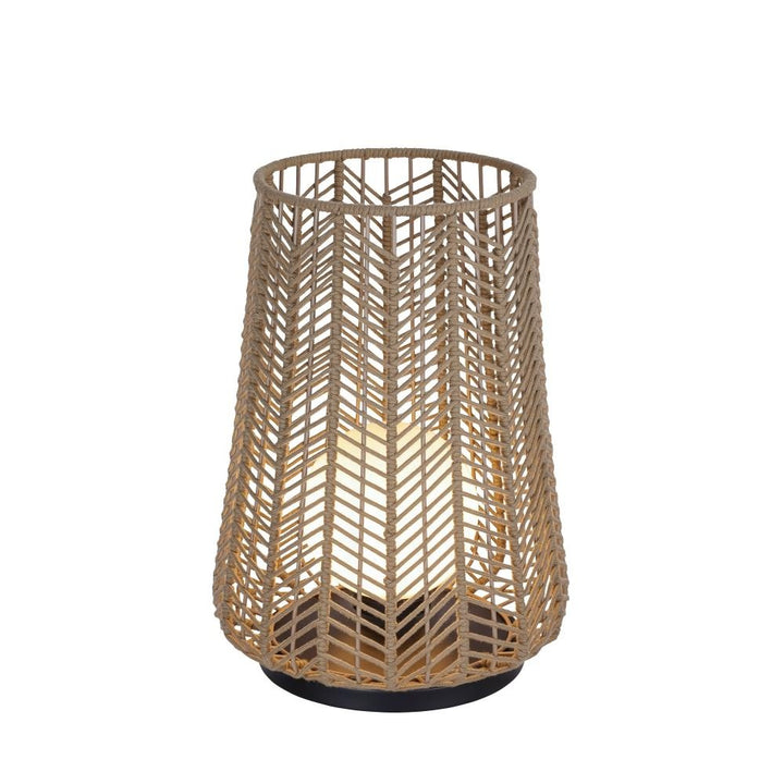 Elice 1 Light Outdoor Accent Lamp in Brown