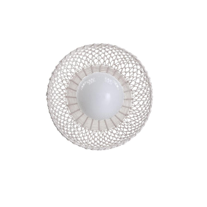 Lara 1 Light Outdoor Pendant in Light Gray