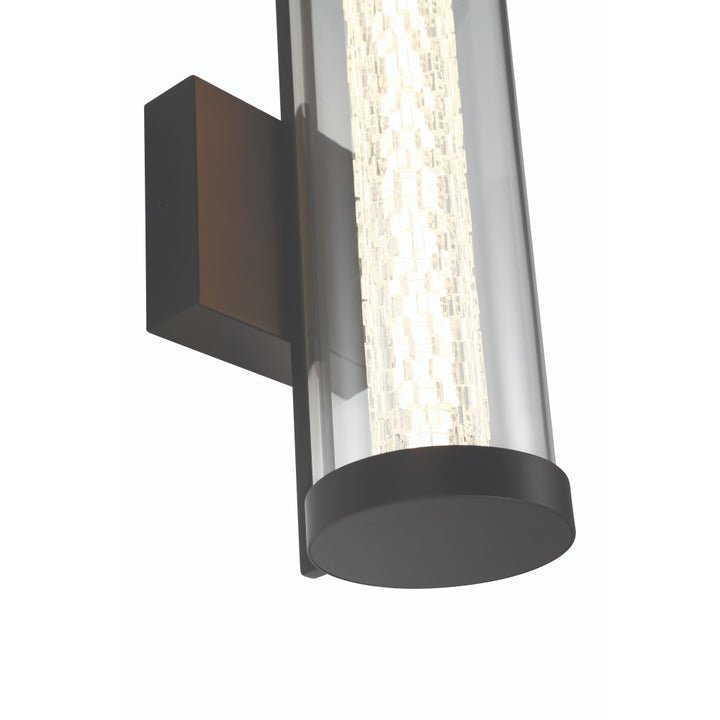 Savron 1 Light LED 14" Outdoor Sconce in Black