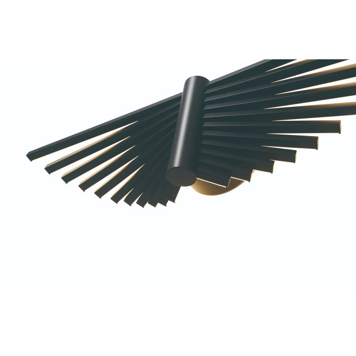 Seraph 1 Light 24.5" Sconce in Black