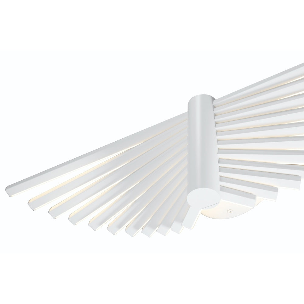 Seraph 1 Light 24.5" Sconce in White