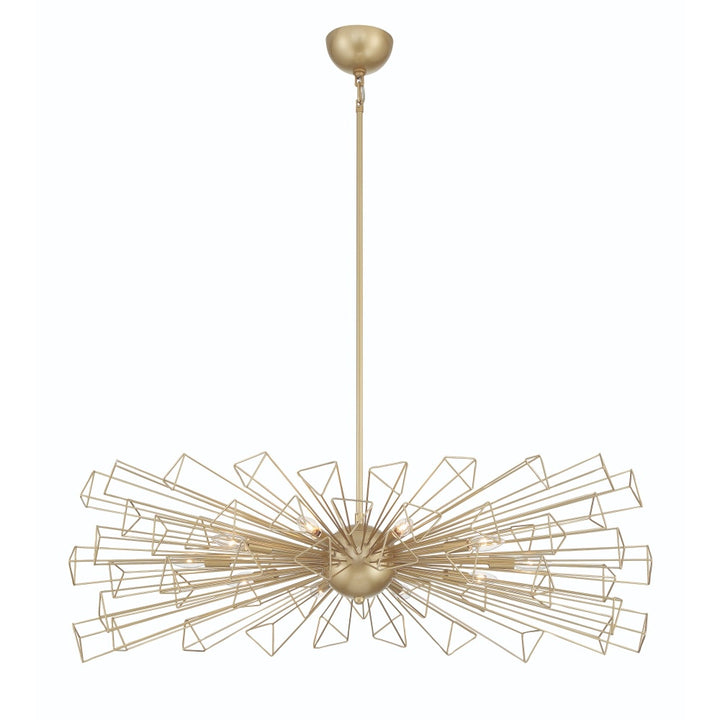 Dendelio 10LT Light Chandelier in Gold