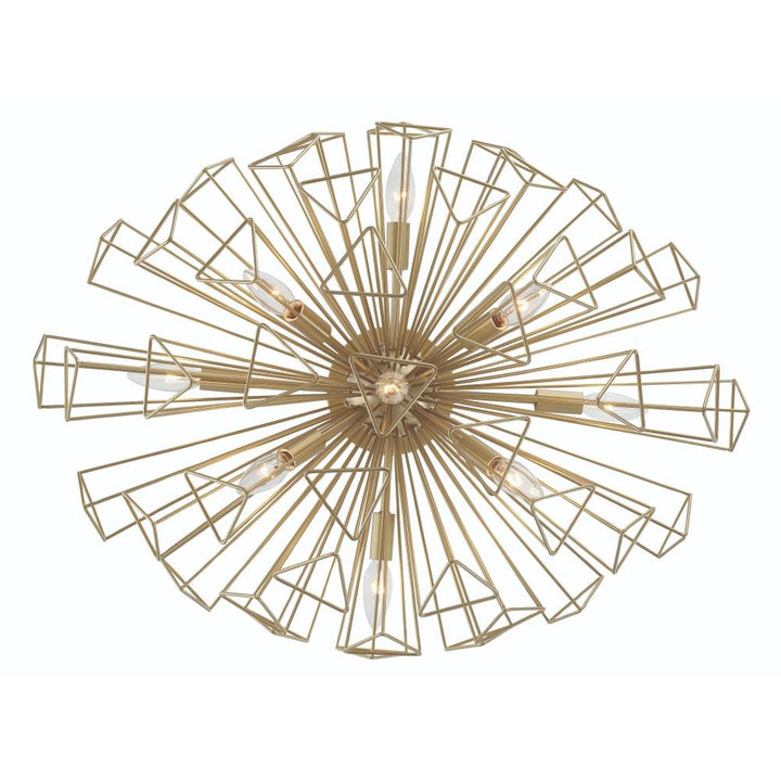 Dendelio 10LT Light Chandelier in Gold