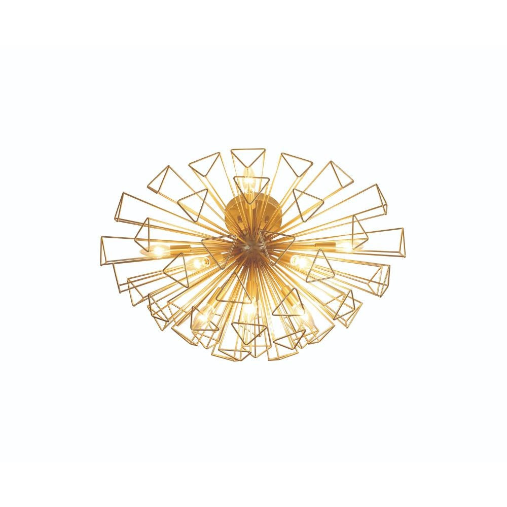 Dendelio 9 Light Ceiling Mount in Gold