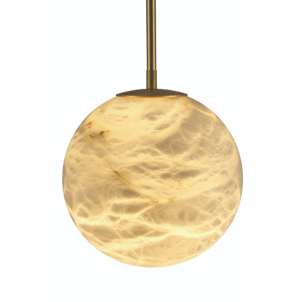 Kepler 1 Light LED Pendant in Gold