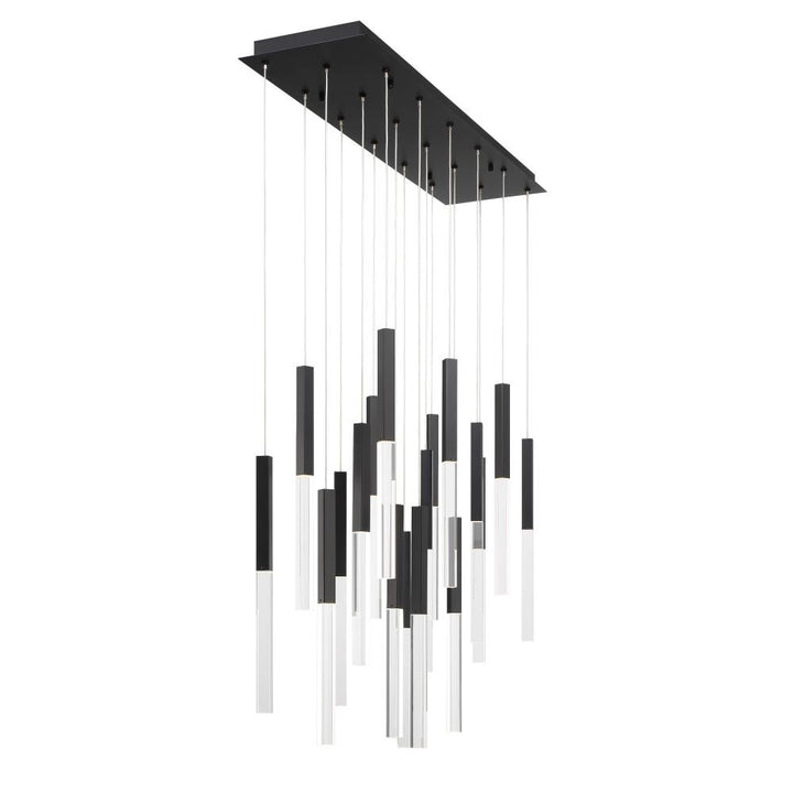 Benicio 18 Light Chandelier in Black