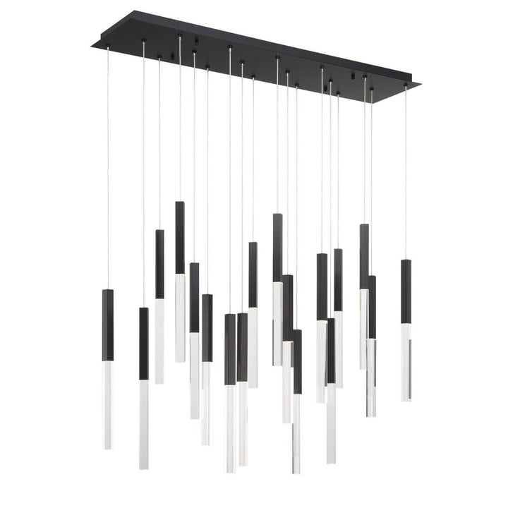 Benicio 18 Light Chandelier in Black