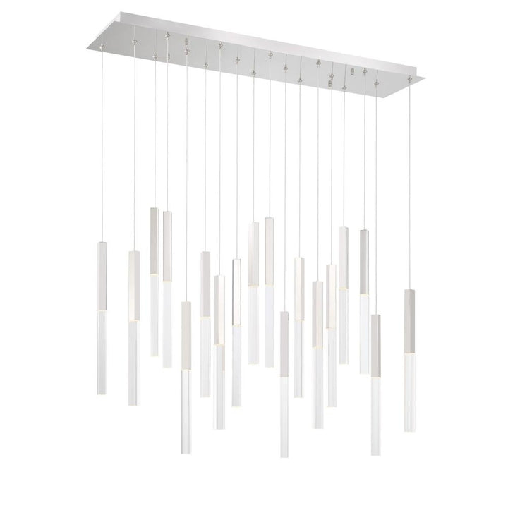 Benicio 18 Light Chandelier in Nickel