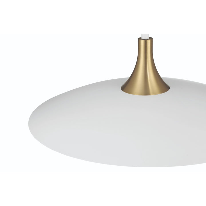 Welsh 1 Light 24" LED Pendant in White