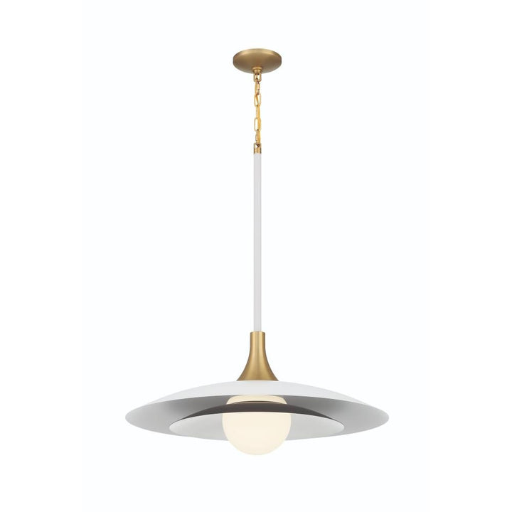 Welsh 1 Light 24" LED Pendant in White