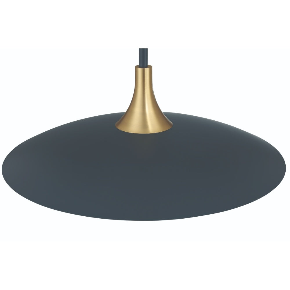 Welsh 1 Light 24" LED Pendant in Blue