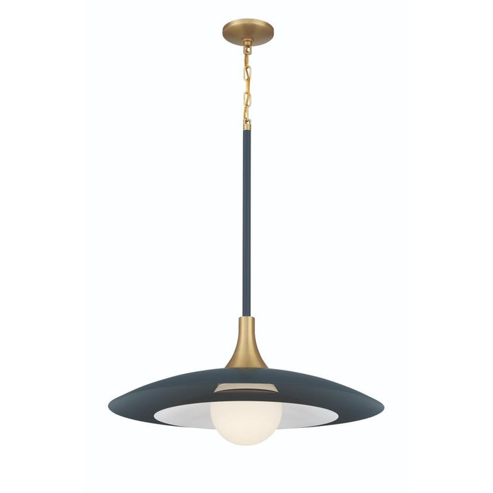 Welsh 1 Light 24" LED Pendant in Blue