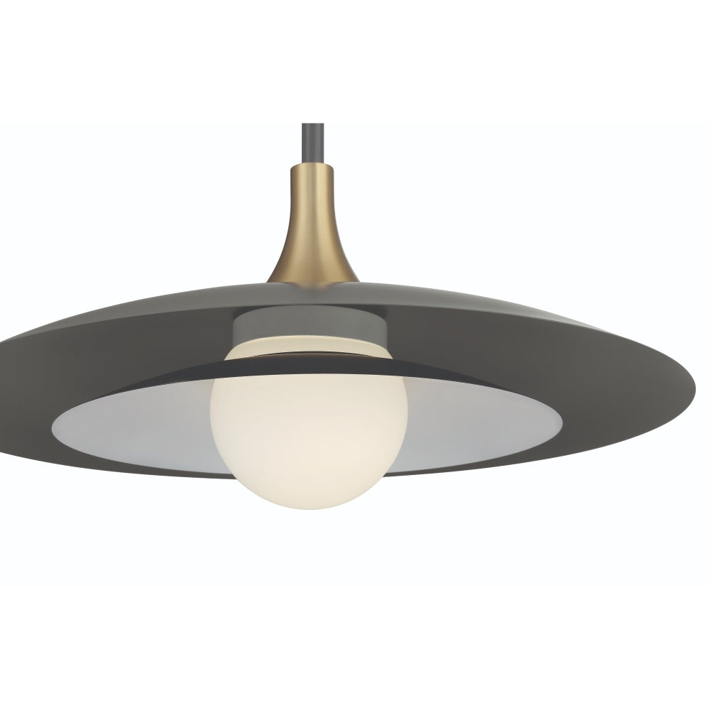 Welsh 1 Light 24" LED Pendant in Gray
