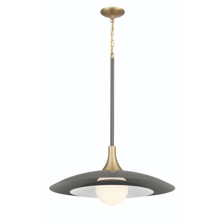 Welsh 1 Light 24" LED Pendant in Gray