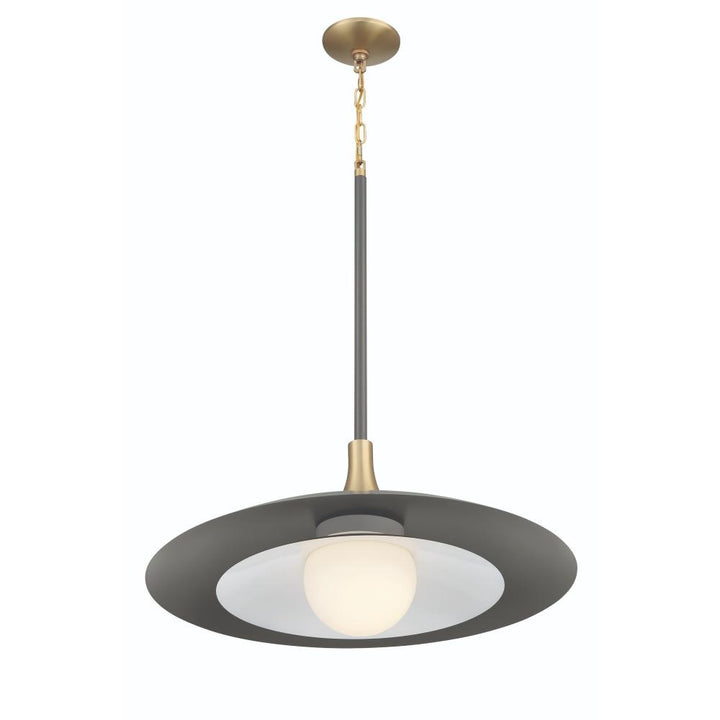 Welsh 1 Light 24" LED Pendant in Gray