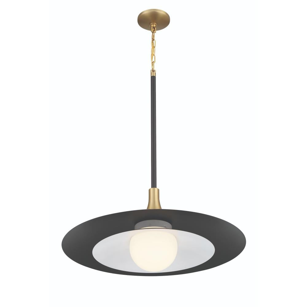 Welsh 1 Light 24" LED Pendant in Black