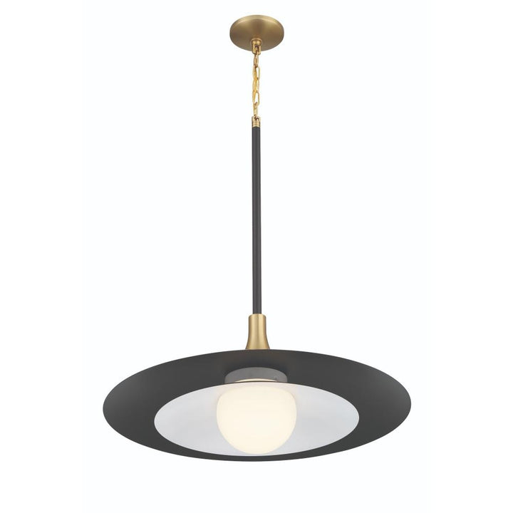 Welsh 1 Light 24" LED Pendant in Black