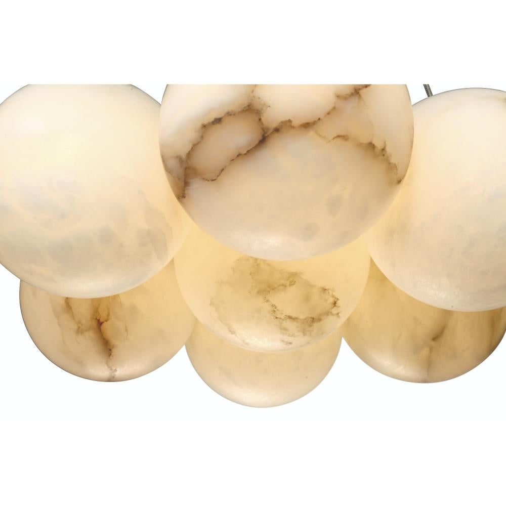 Kepler 7 Light LED Pendant in Gold