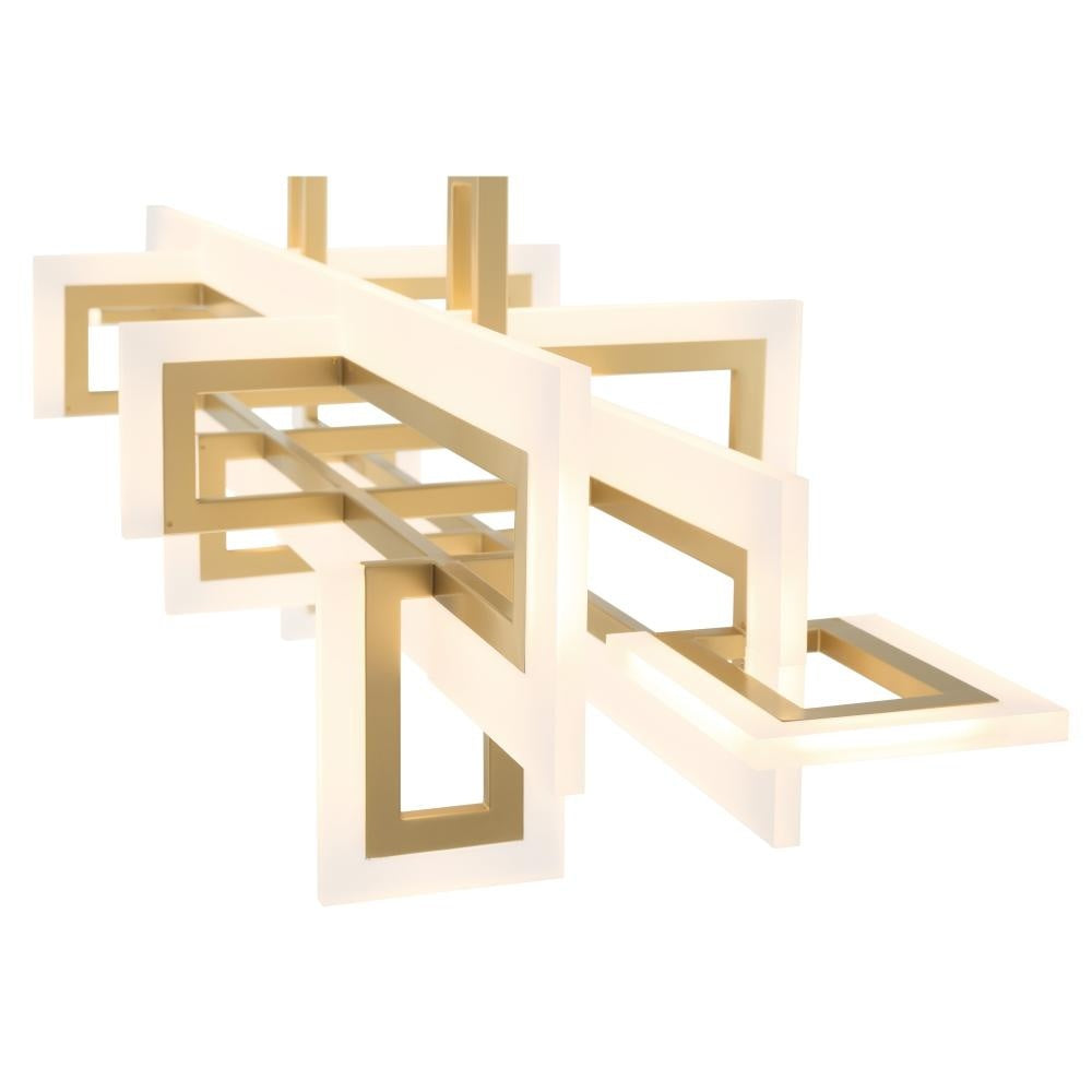 Inizio Geometric LED Chandelier in Gold