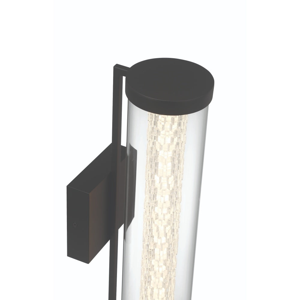 Savron 1 Light LED 18" Outdoor Sconce in Black