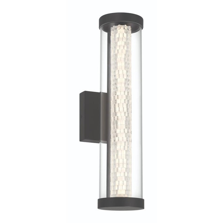 Savron 1 Light LED 18" Outdoor Sconce in Black