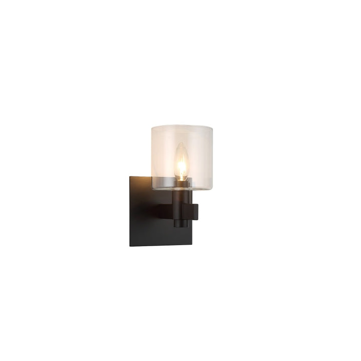 Decato 1 Light Sconce in Black