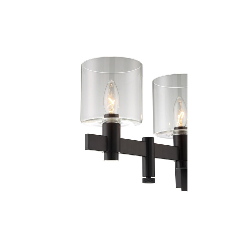 Decato 3 Light Sconce in Black