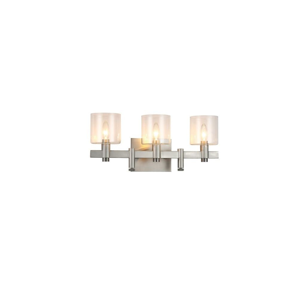 Decato 3 Light Sconce in Nickel