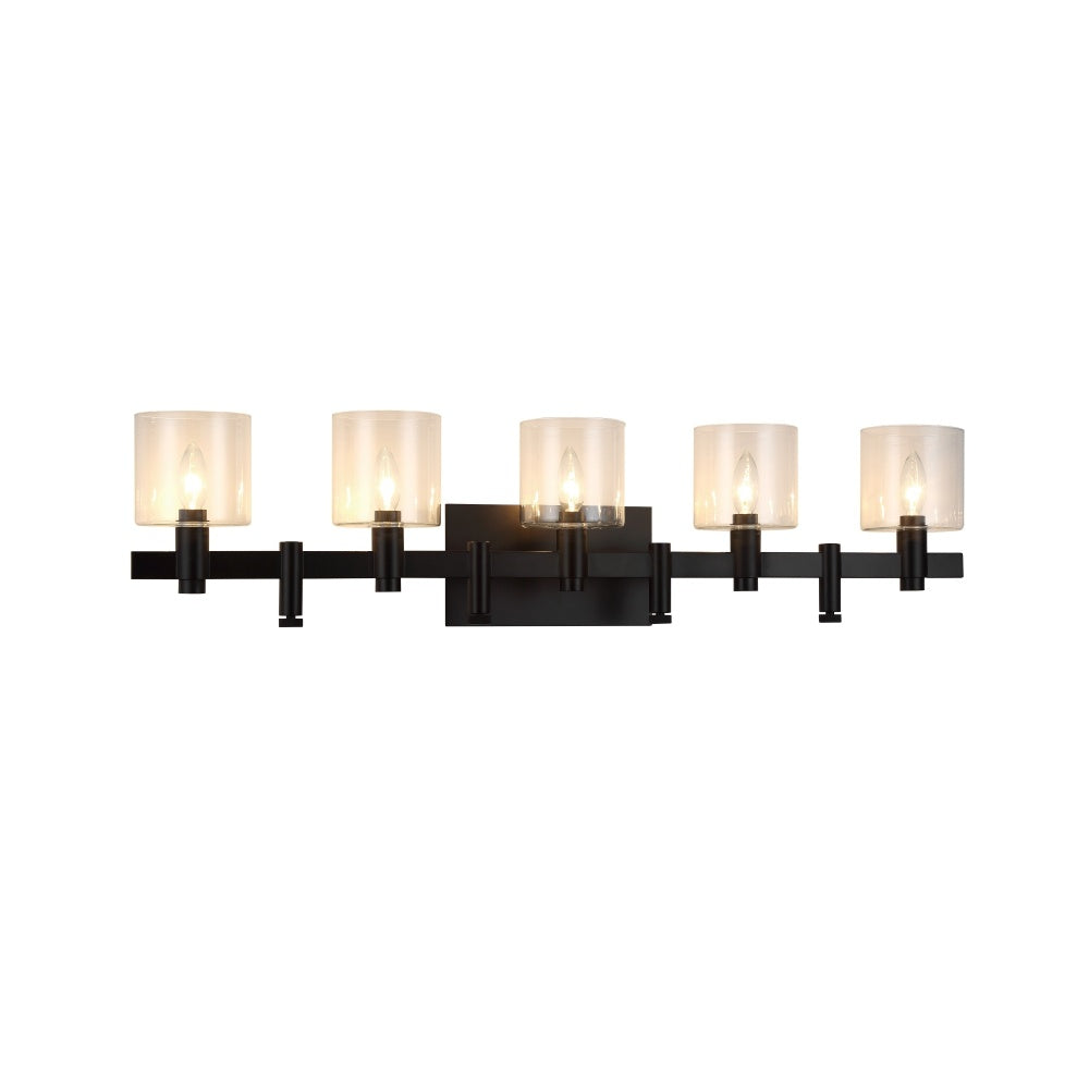 Decato 5 Light Sconce in Black