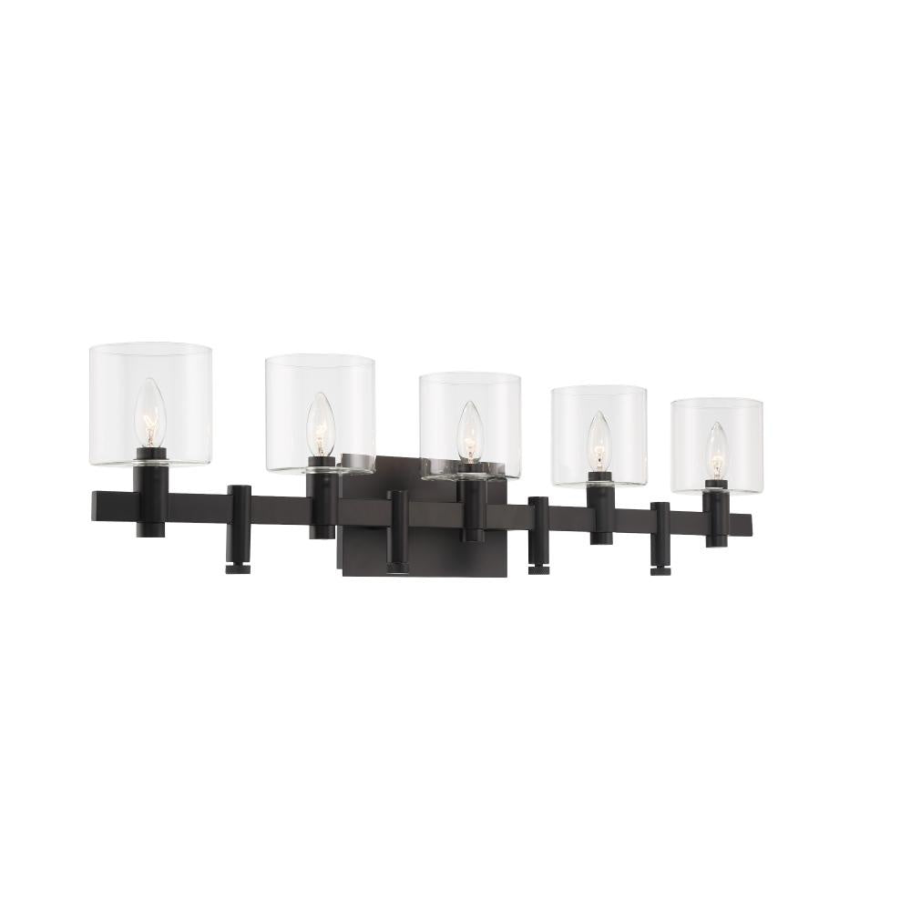 Decato 5 Light Sconce in Black