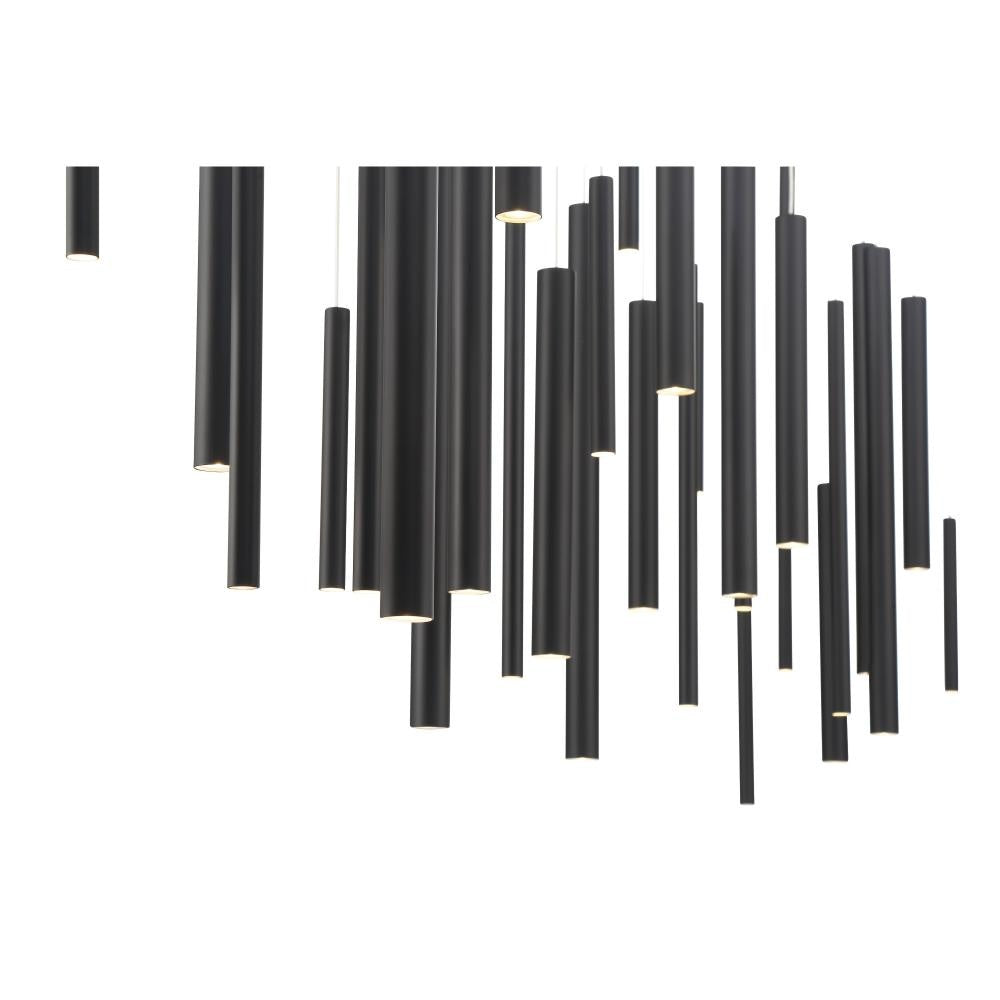 Santana 30 Light LED Chandelier in Black
