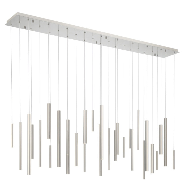 Santana 30 Light LED Chandelier in Nickel