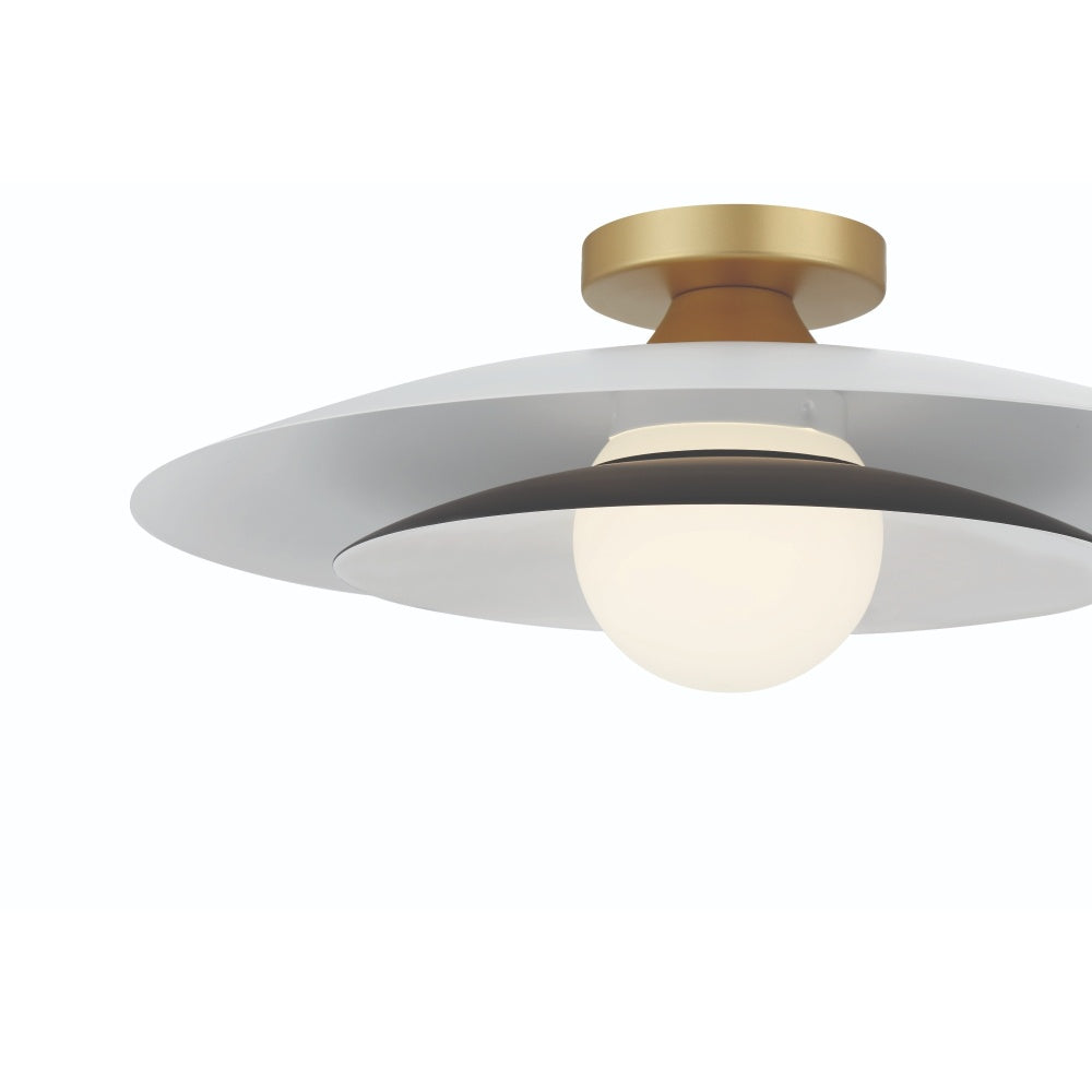 Welsh 1 Light LED 18" Sconce in White