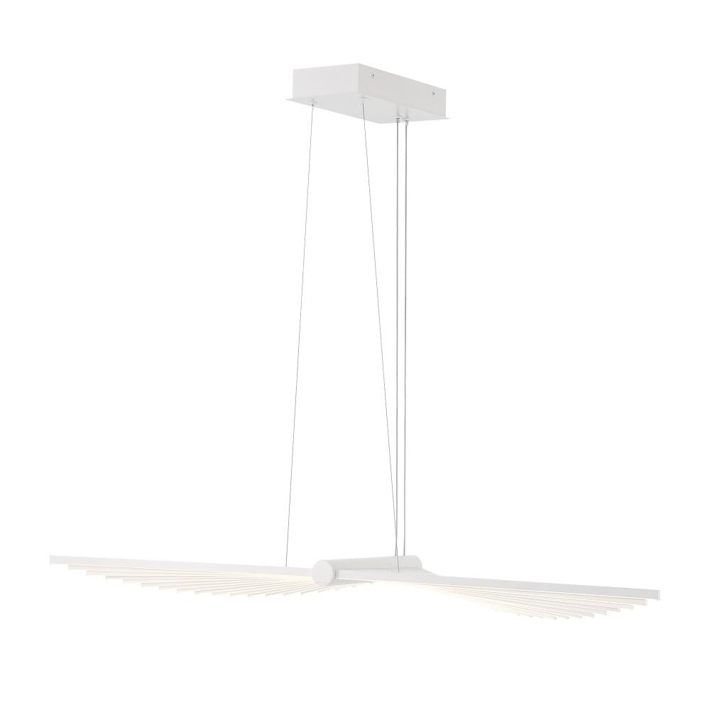 Seraph 1 Light 39.25" Chandelier in White