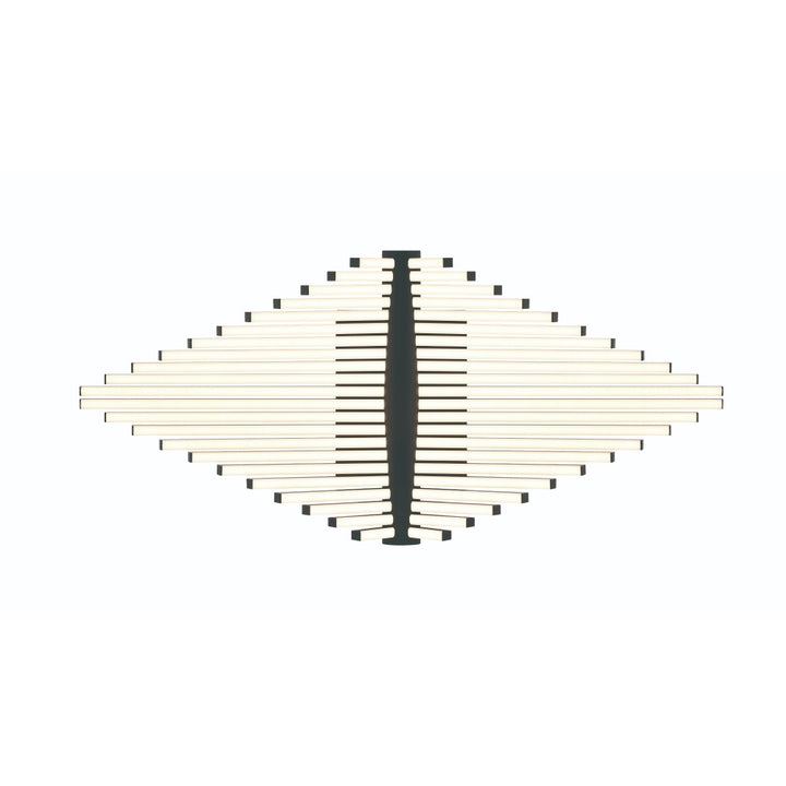 Seraph 1 Light 24.5" Flushmount in Black