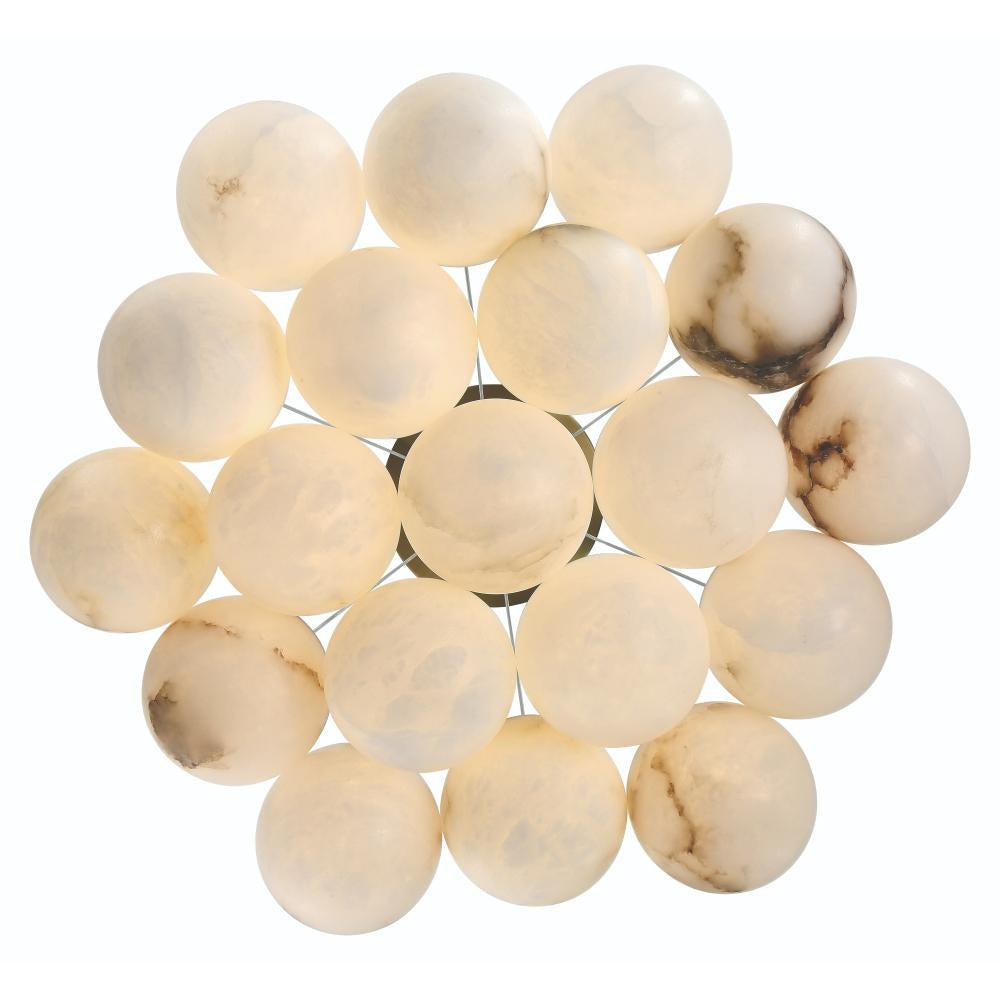 Kepler 19 Light Chandelier in Gold