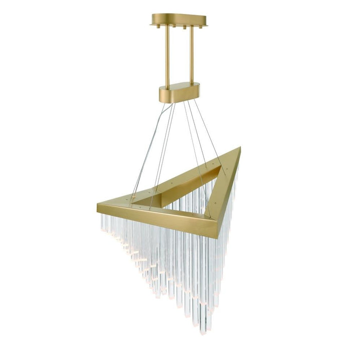 Vivien 32" LED Chandelier In Gold